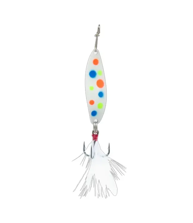 Clam Corporation Panfish Leech Flutter Spoon