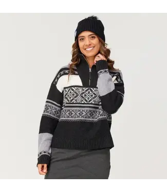 KRIMSON KLOVER Krimson Klover Parsen Zip Neck Sweater