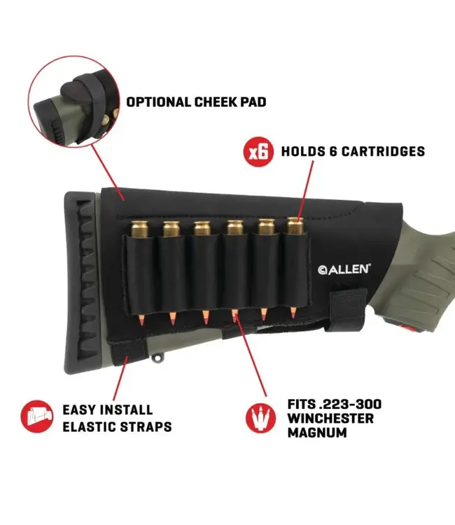 The Allen Company Mesa Neoprene Buttstock Shell Holder