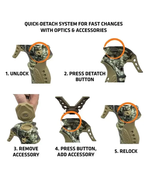 Primos Trigger Stick Gen3 Tall Bipod Shooting Stick