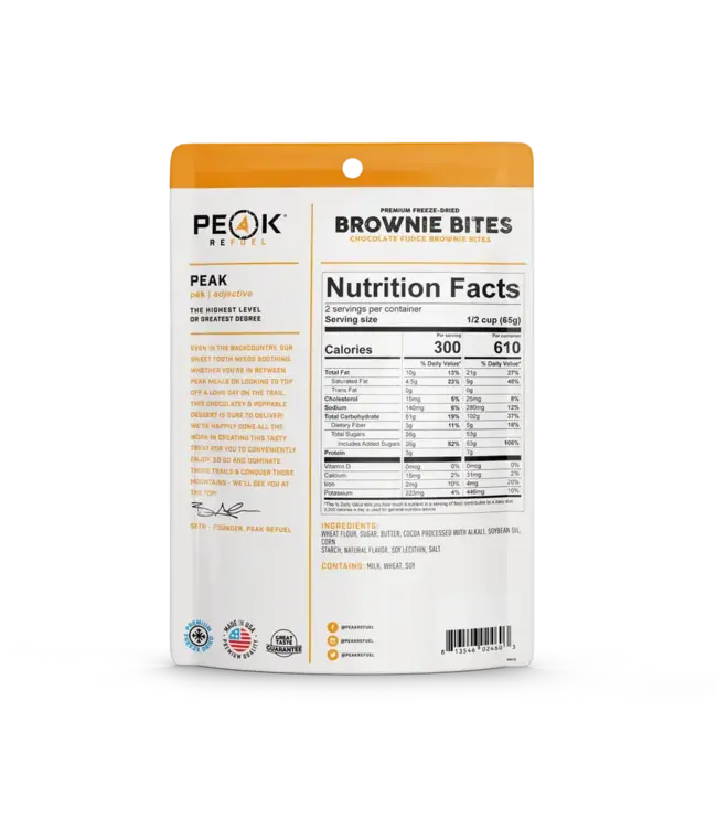 Peak Refuel Desert Bites