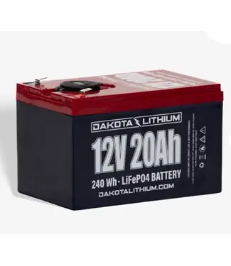 Dakota Lithium 12v 20Ah Battery