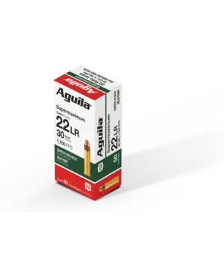 Aguila Supermaximum Ammo - 22 LR | 30 Grain