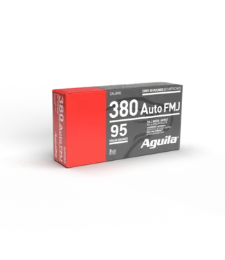 Aguilo 380 Auto Ammunition - Full Metal Jacket | .380 Auto | 96 Grains