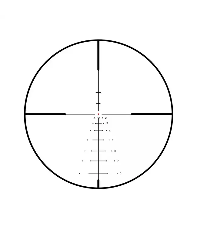 Bushnell R5 4-12x40 Riflescope with Illuminated DOA-LRH800