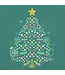 Life is Good Women's Christmas Tree Sparkles Long Sleeve Crusher Vee
