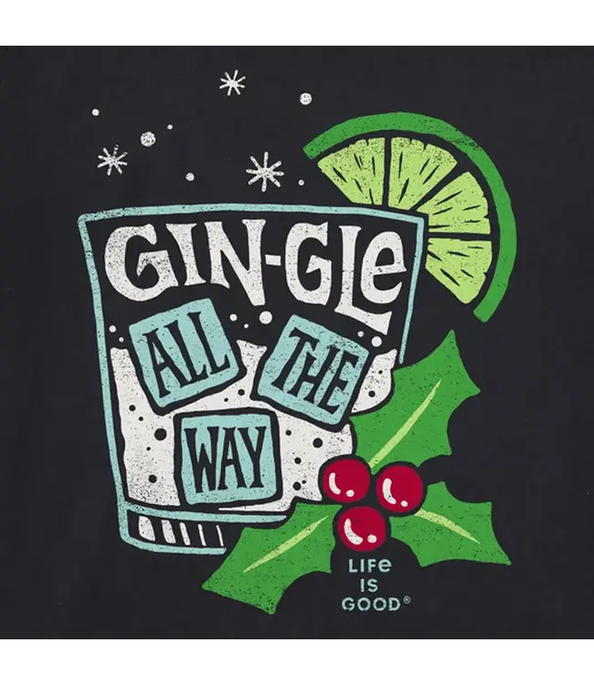Life Is Good Women's Gin-gle All The Way Crusher Tee
