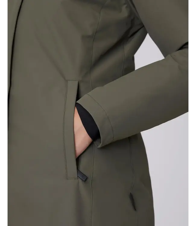 Quartz Co Fermont Hooded Down Winter Jacket