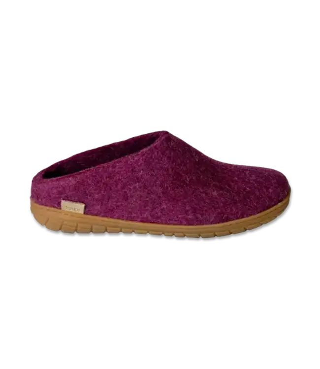 Glerups Slip On Rubber Sole Slipper