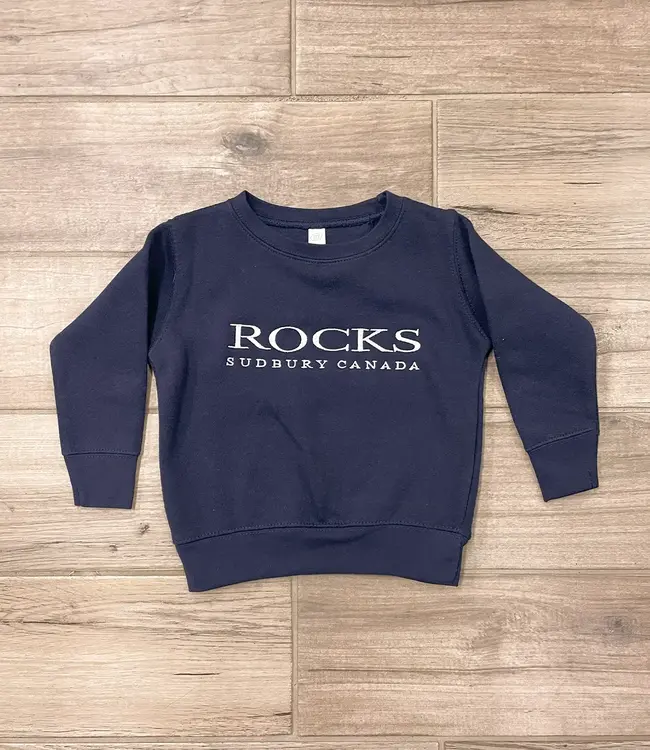 Rocks Sudbury Children's Crewneck