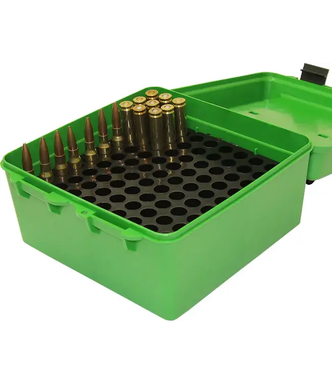 MTM Deluxe Ammo Box - 100 Round Handle WSM WSSM Ultra Mag