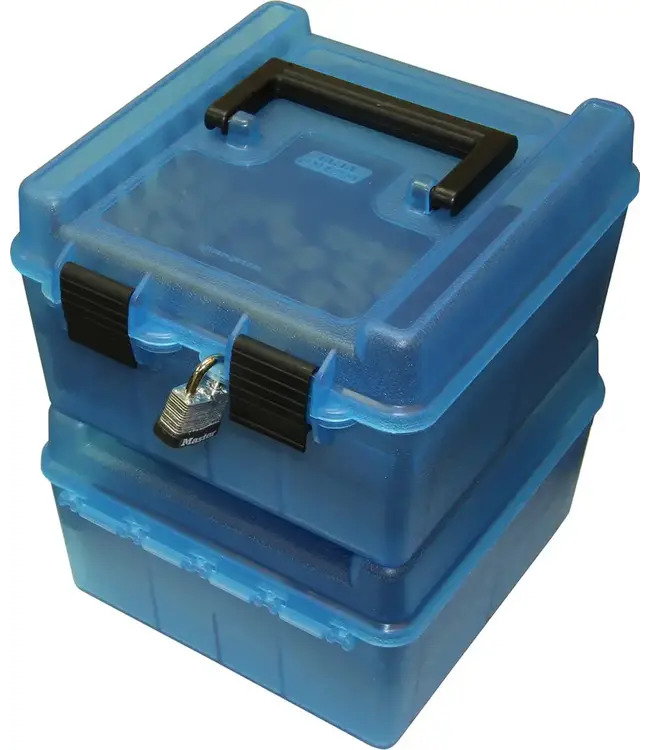 MTM Deluxe Ammo Box - 100 Round Handle WSM WSSM Ultra Mag
