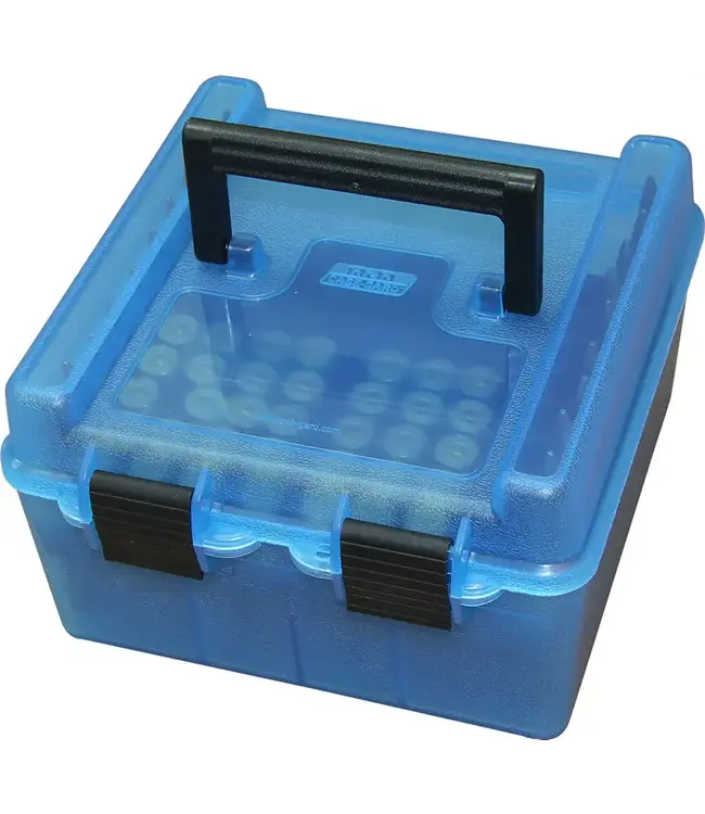 MTM Deluxe Ammo Box - 100 Round Handle WSM WSSM Ultra Mag