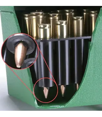 MTM Deluxe Ammo Box - 50 Round Handle,  22-250, 243, 308