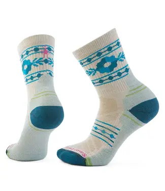 SMARTWOOL Smartwool Women's Hike Retro Floral Mid Crew Socks