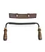 Beaver Craft Hand-Forged Drawknife with Leather Sheath