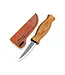 Beaver Craft Whittling Knife with Leather Sheath