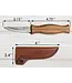 Beaver Craft Whittling Knife with Leather Sheath