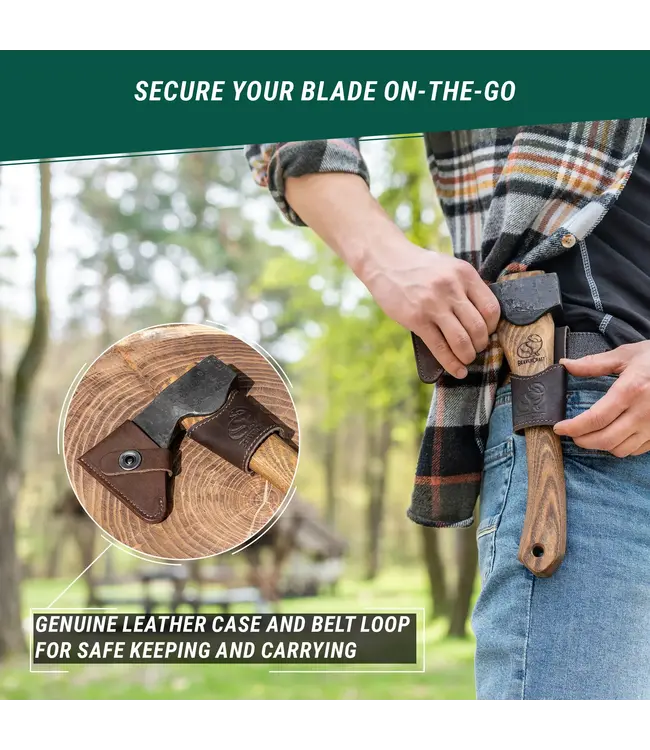 Beaver Craft Compact Bushcraft Carving Hatchet for Various Tasks and Purposes