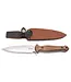 Beaver Craft Tactical Knife with Leather Sheath