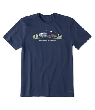 LIFE IS GOOD Life is Good Men's Camp More on the Road Short Sleeve Tee