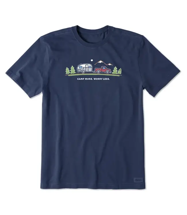 Life is Good Men's Camp More on the Road Short Sleeve Tee