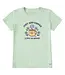 Life is Good Women's Just Add Coffee & Daisies Short Sleeve Tee