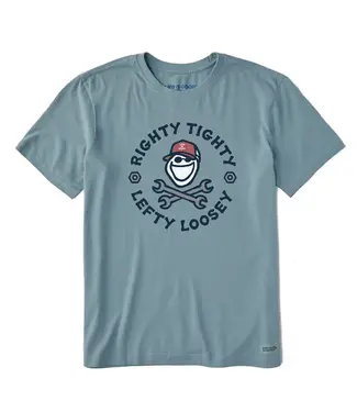 LIFE IS GOOD Life is Good Men's Righty Tighty Lefty Loosey Crusher Tee