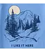 Life Is Good Women's I Like it Here Take it Outside Mountains Crusher Tee