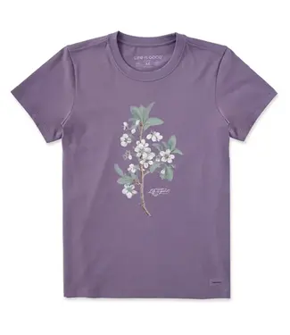 LIFE IS GOOD Life is Good Women's Antique Plum Blossom Painting Short Sleeve Tee