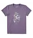 Life is Good Women's Antique Plum Blossom Painting Short Sleeve Tee
