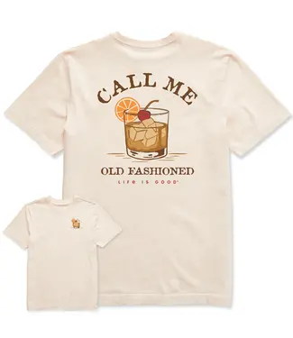 LIFE IS GOOD Life is Good Men's Call Me Old Fashioned Crusher Tee