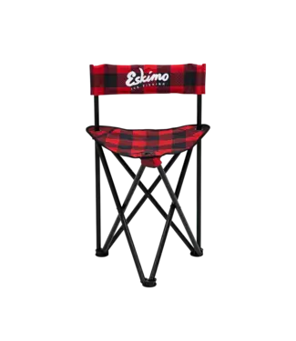 ESKIMO Eskimo Plaid Folding 3-Leg Ice Chair