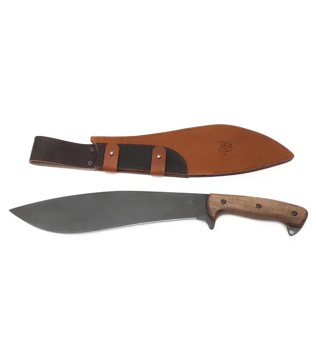 Beaver Craft Kukri Knife with Leather Sheath