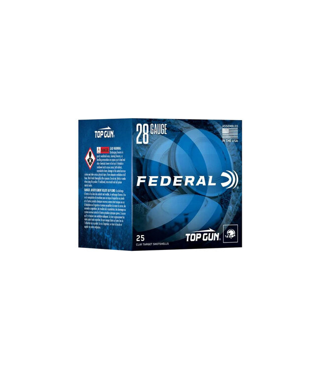 Federal Top Gun 28GA 2.75" 3/4OZ #9 [250RND FLAT]