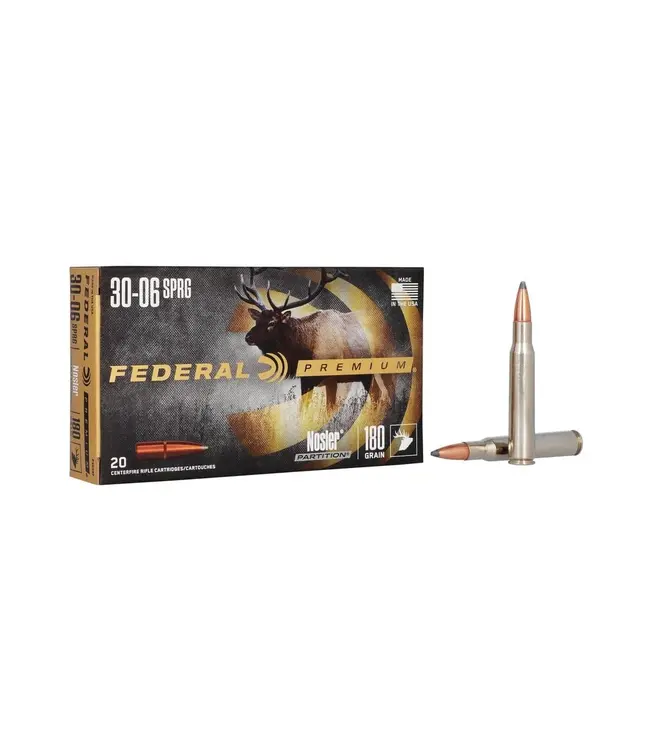 Federal Nosler Partition 30-06 Springfield 180 Grain