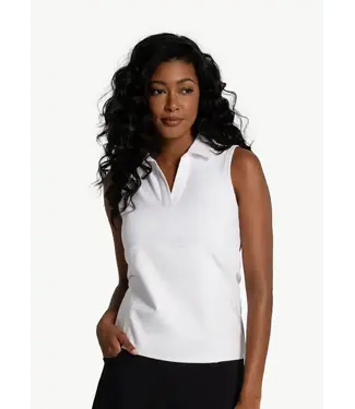 LOLE Lolë  Step Up Polo Tank Top