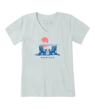LIFE IS GOOD Life Is Good Women's Docktails Adirondacks Crusher-LITE Vee