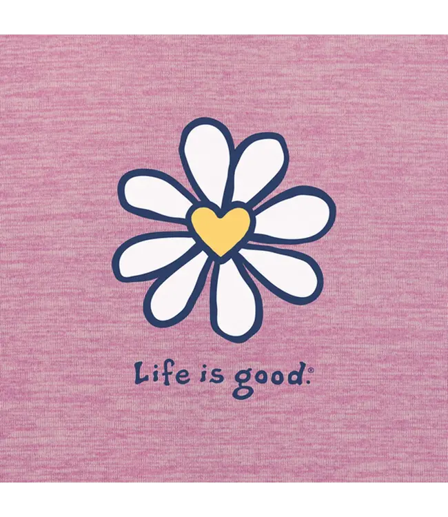 Life is Good Women's Daisy Heart Mini Sun Crusher Tank