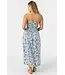 O'Neill Devyn Midi Palmetto Floral Dress