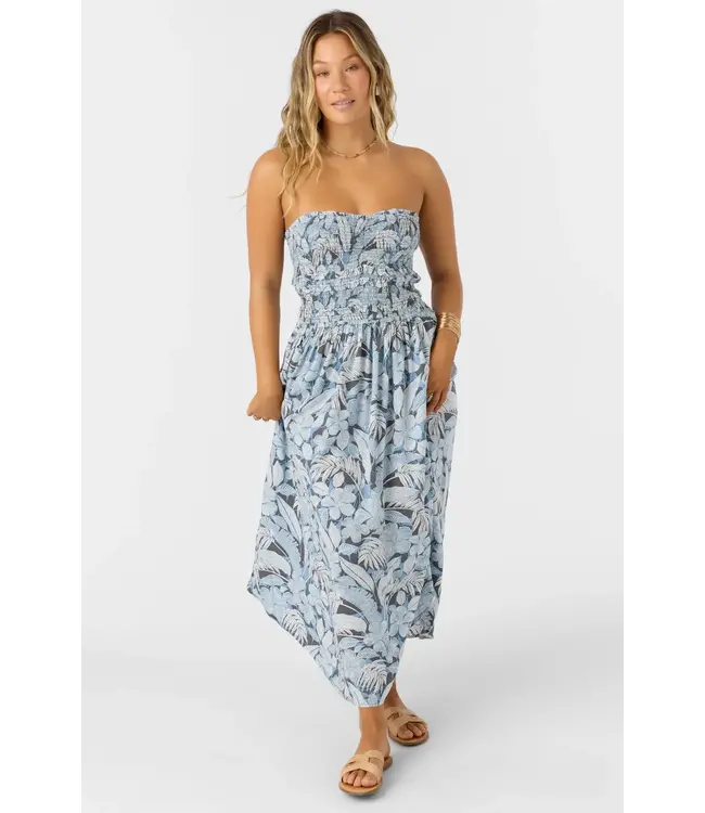 O'Neill Devyn Midi Palmetto Floral Dress