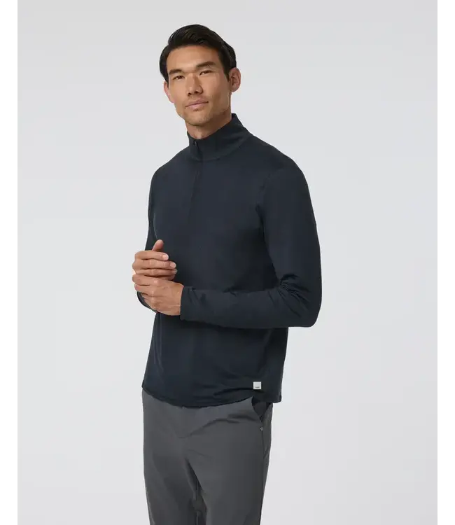 Vuori Men's Ponto Half Zip Mock Neck Fleece Pullover