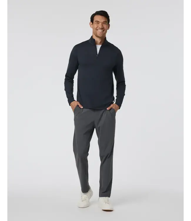 Vuori Men's Ponto Half Zip Mock Neck Fleece Pullover