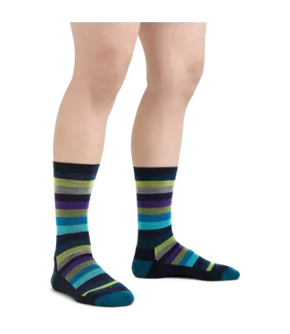 DARN TOUGH Darn Tough Women's Mystic Stripe Crew Lightweight Lifestyle Sock