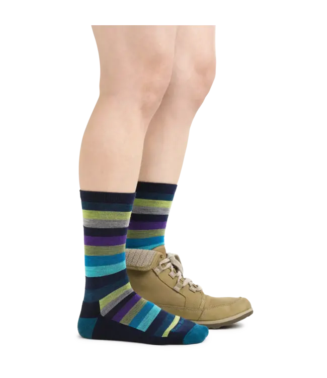 Darn Tough Women's Mystic Stripe Crew Lightweight Lifestyle Sock