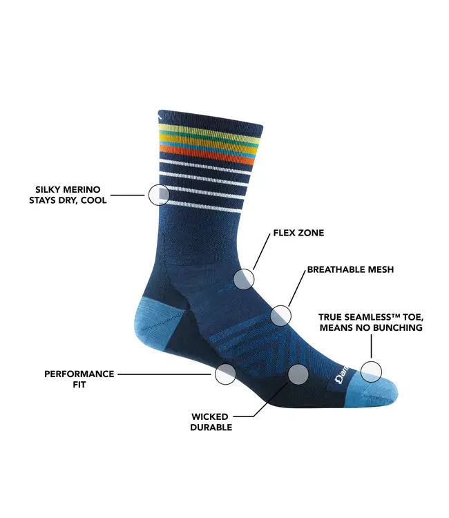 Darn Tough Men's Stride Micro Crew Ultra-Lightweight Running Sock