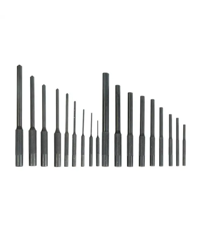 Wheeler Master Roll Pin Punch Set