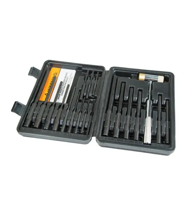 Wheeler Master Roll Pin Punch Set