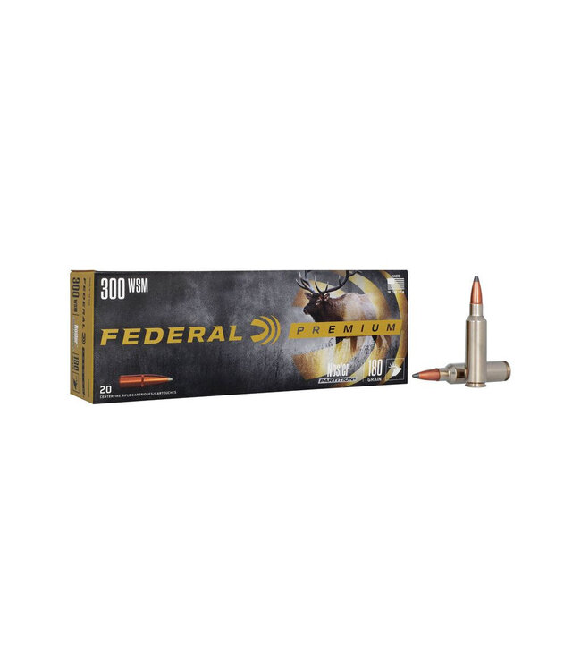 Federal Premium 300WSM 180GR Nosler Partition