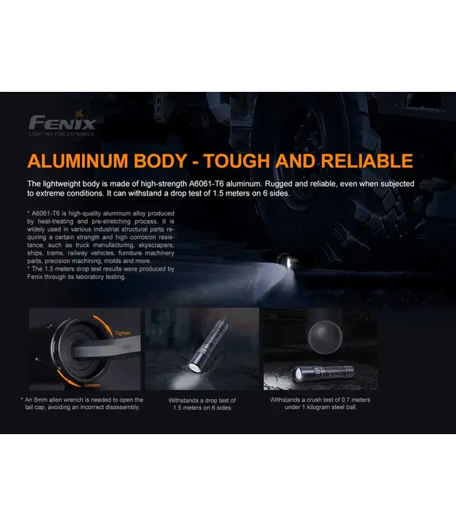 Fenix WF30RE Intrinsically Safe Flashlight